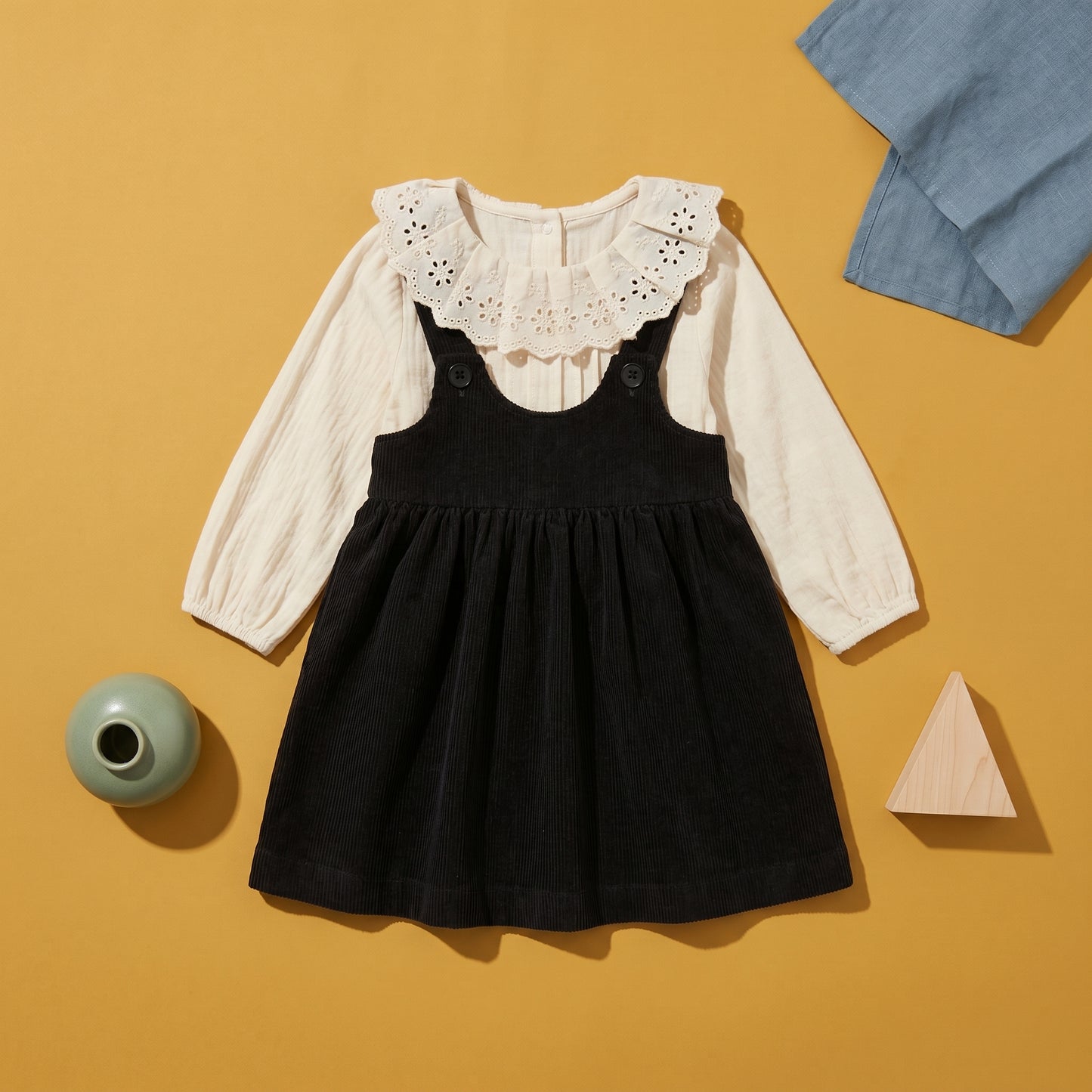 Baby Lilo Retro Corduroy Dress