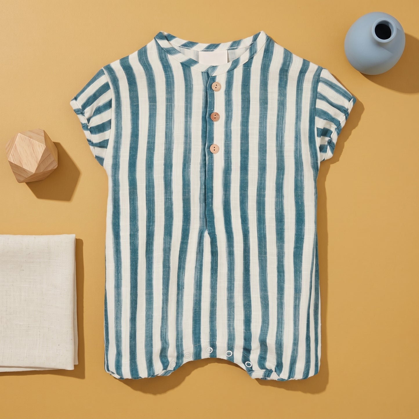 Theo Baby Short Sleeve Romper