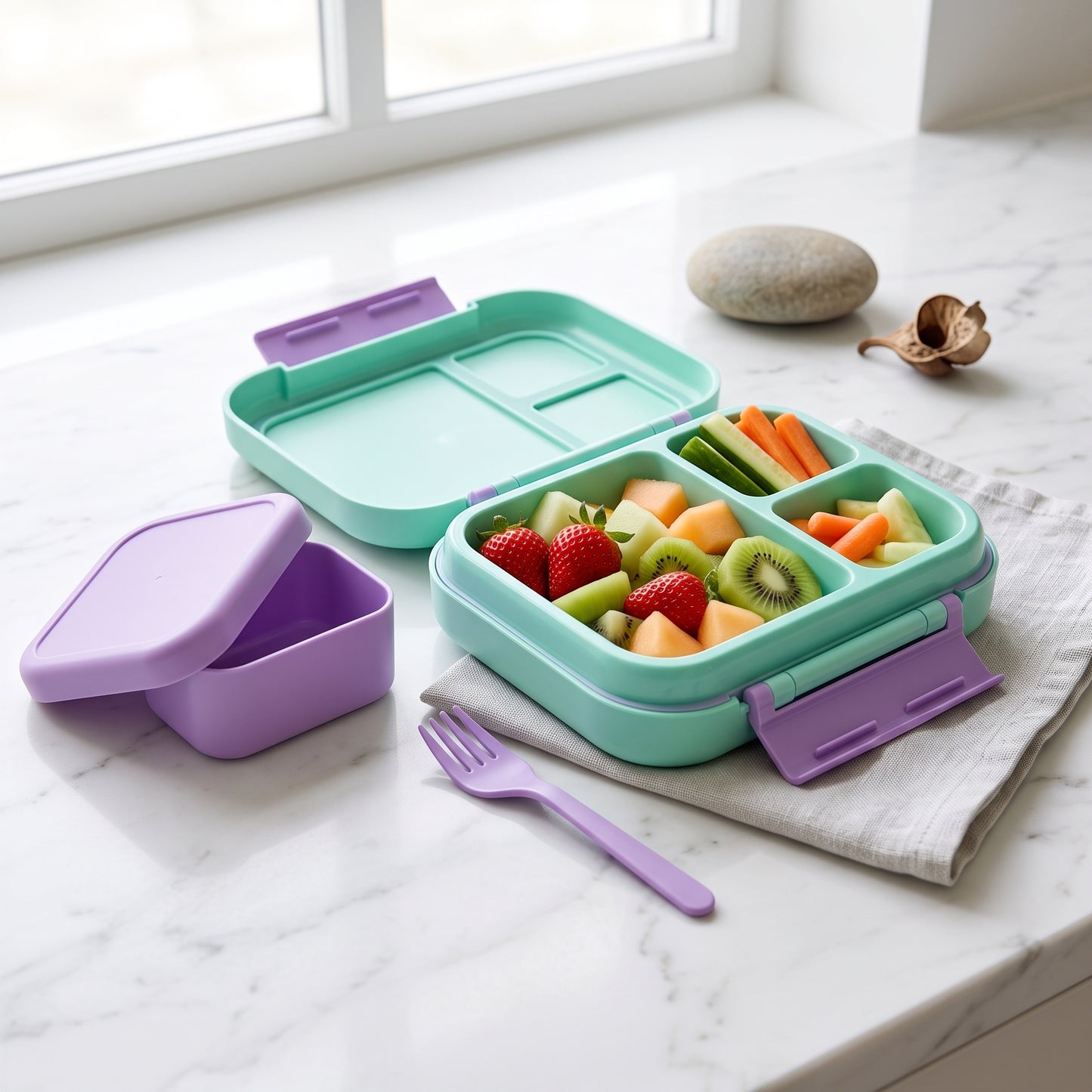 Bento Style Kids Lunch Box