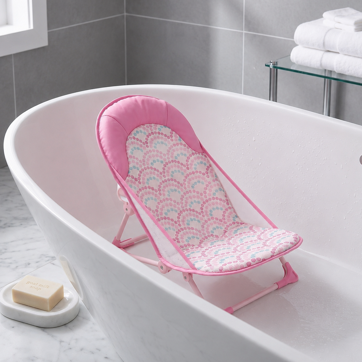 Foldable Baby Bath Seat