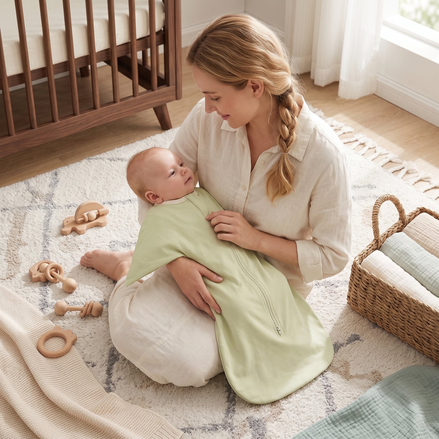 Lilo Green Bamboo Sleeping Bag