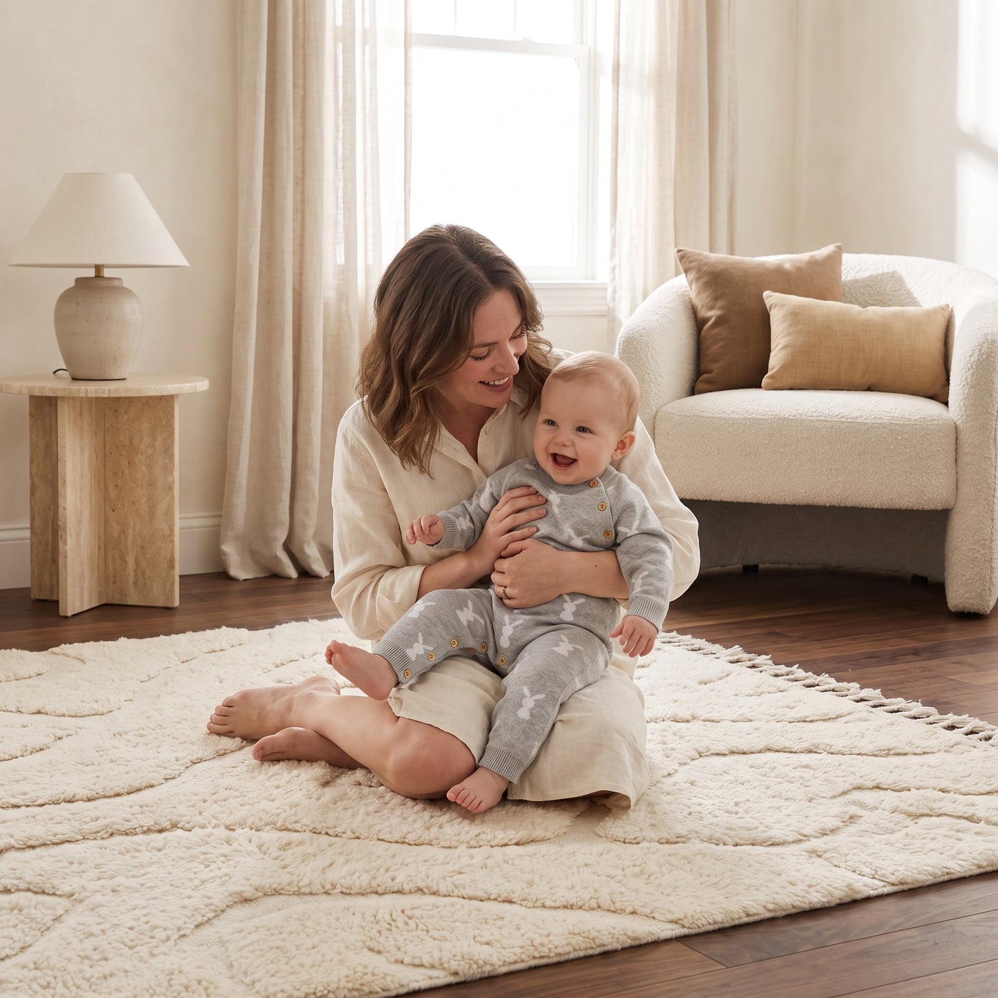 Lilo Cottontail Baby Bunny Onesie