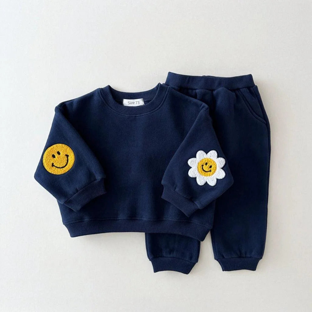 Baby Lilo Daisy Print Cotton Baby Set