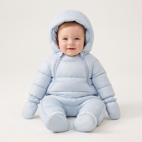 Lilo Baby Down Snowsuit - Powder Blue