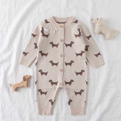 Lilo Knit Romper - Cream