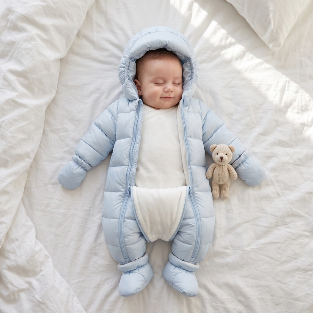 Lilo Baby Down Snowsuit - Powder Blue