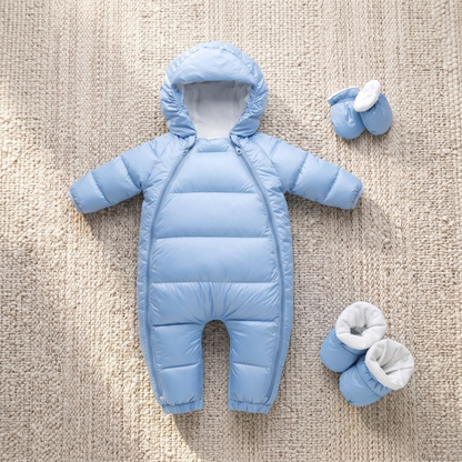 Lilo Baby Down Snowsuit - Sky Blue