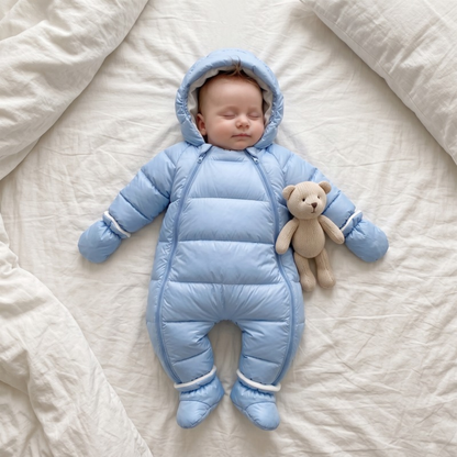 Lilo Baby Down Snowsuit - Sky Blue