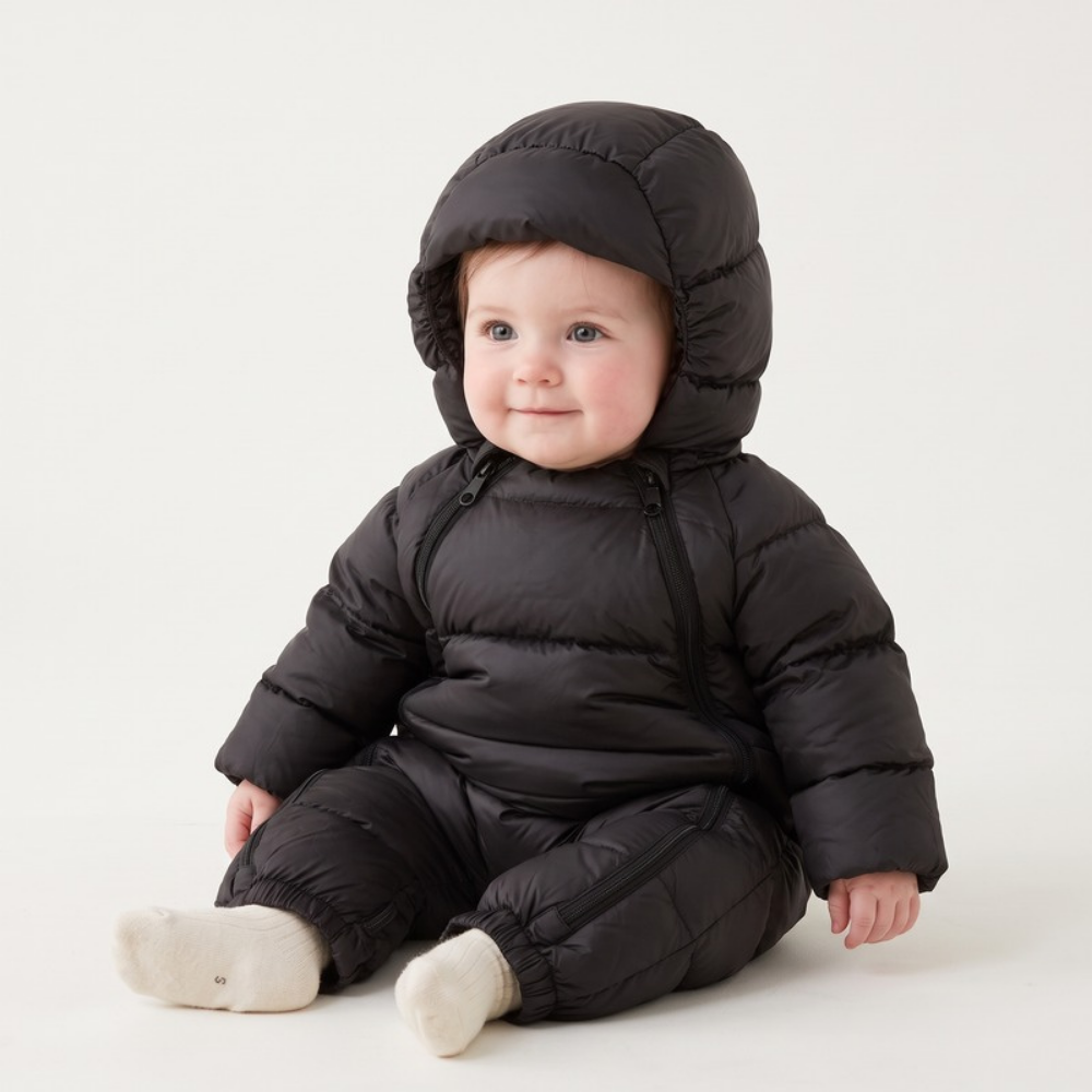 Lilo Baby Down Snowsuit - Black