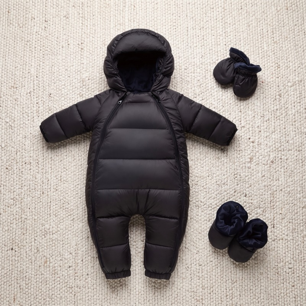 Lilo Baby Down Snowsuit - Black