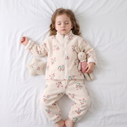 Lilo Double Sided Velvet Pyjama Set - Floral