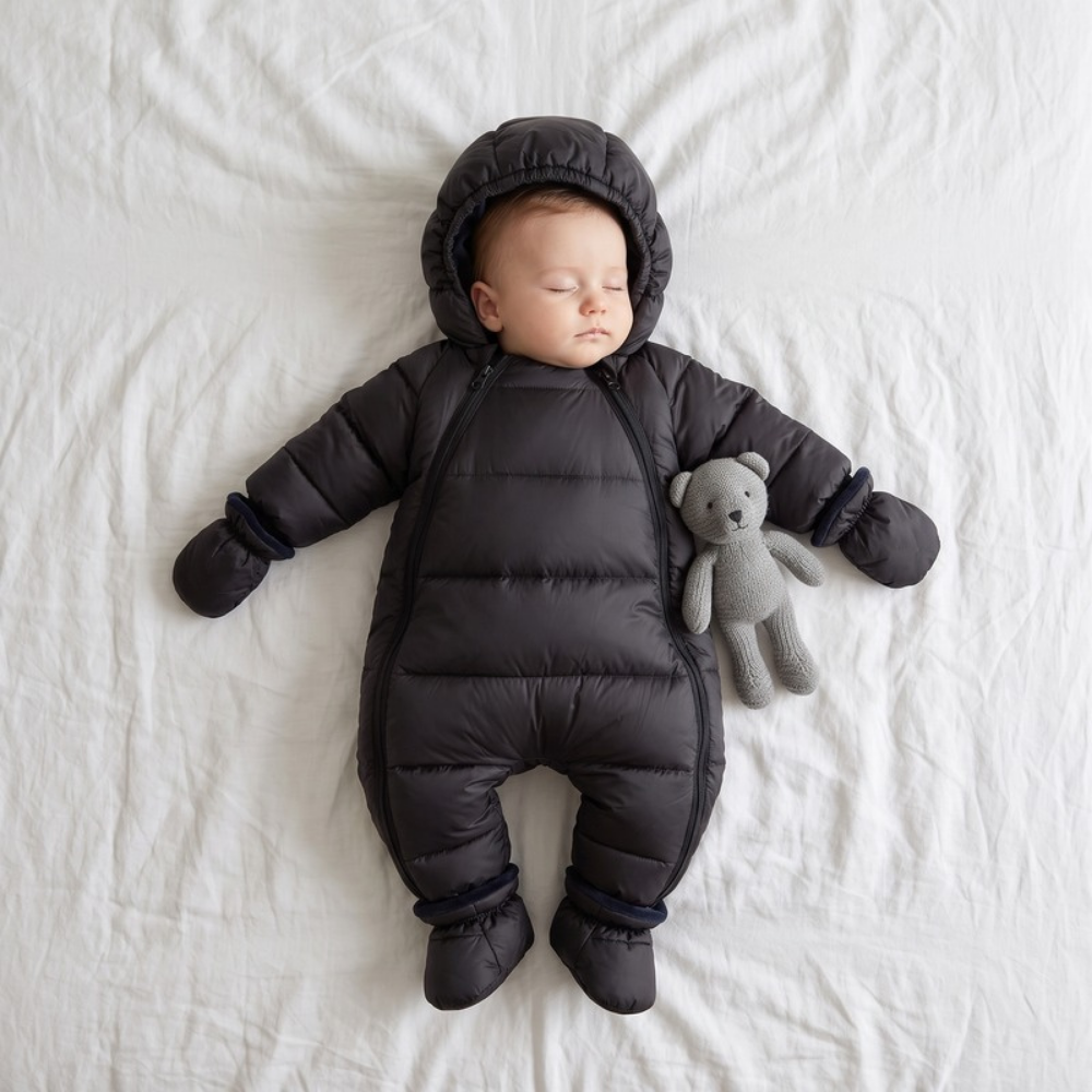 Lilo Baby Down Snowsuit - Black