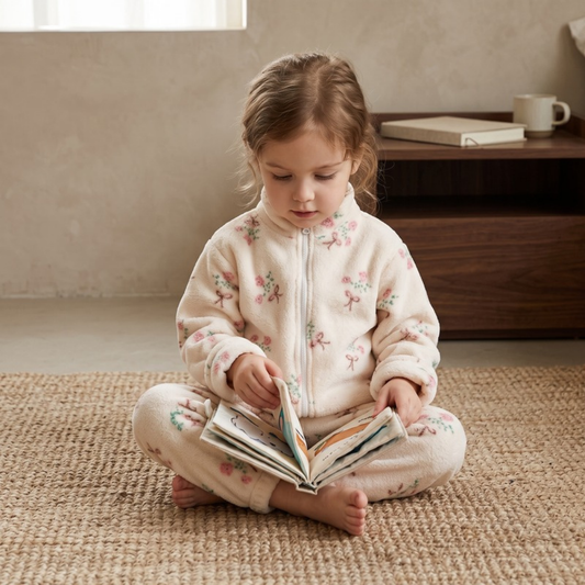 Lilo Double Sided Velvet Pyjama Set - Floral
