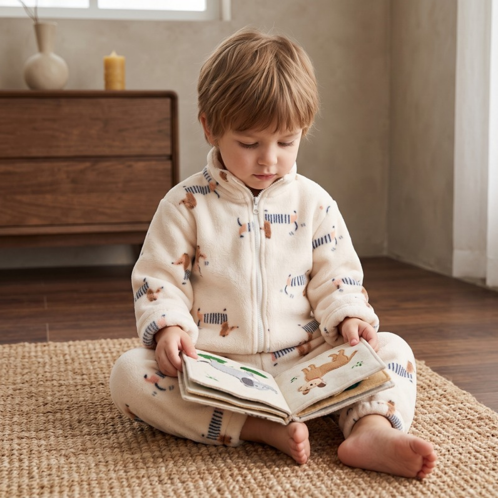 Lilo Double Sided Velvet Pyjama Set - Dachshund