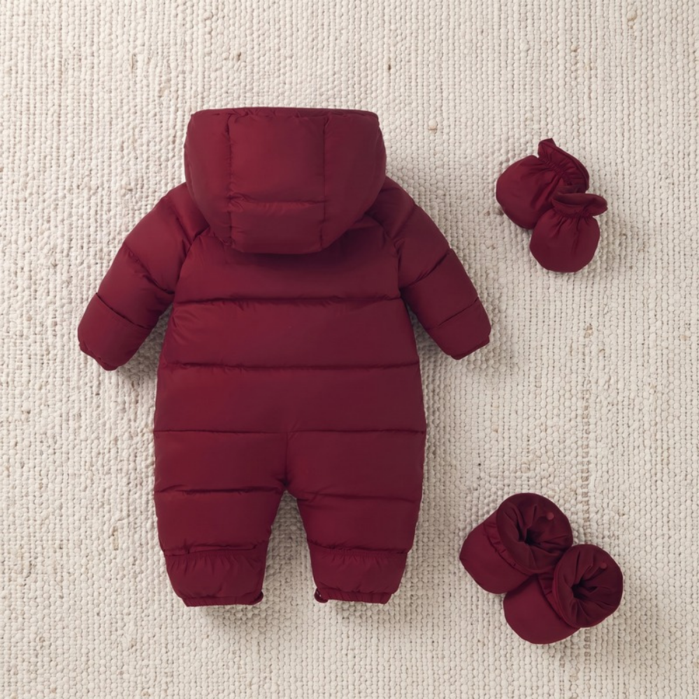 Lilo Baby Down Snowsuit - Burgundy