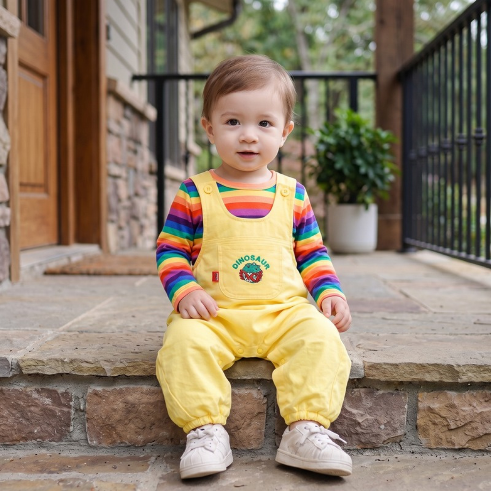 Lilo Dinosaur Dungaree Set