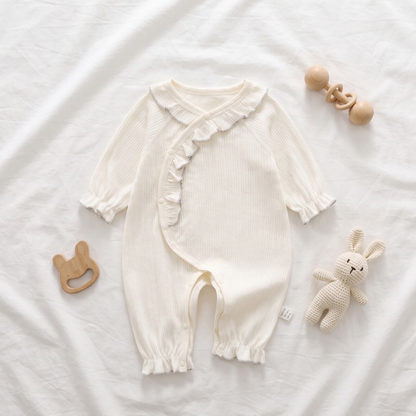 Lilo Seamless Cotton Romper - Cream