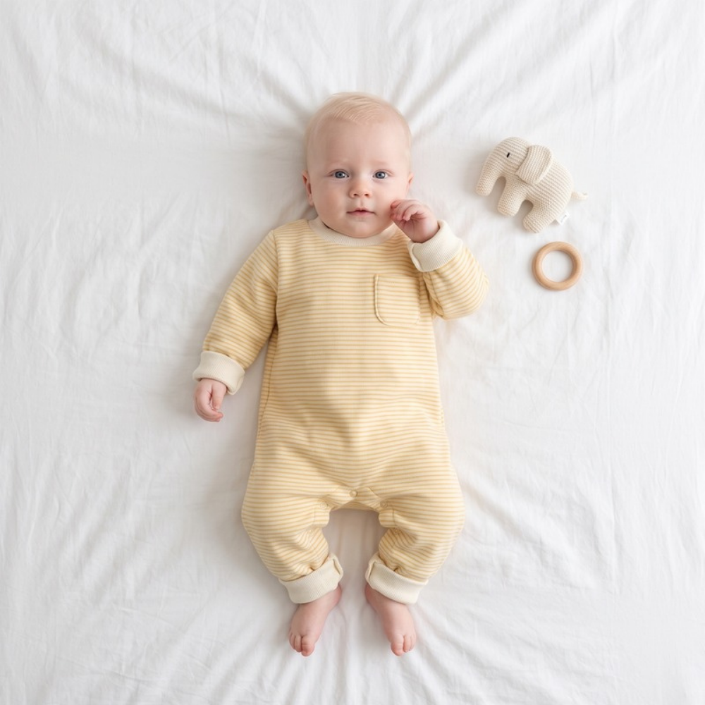 Lilo Fleece Stripe Set - Yellow