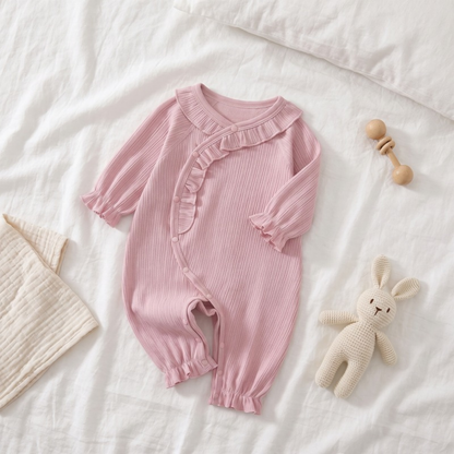 Lilo Seamless Cotton Romper - Dusty Pink