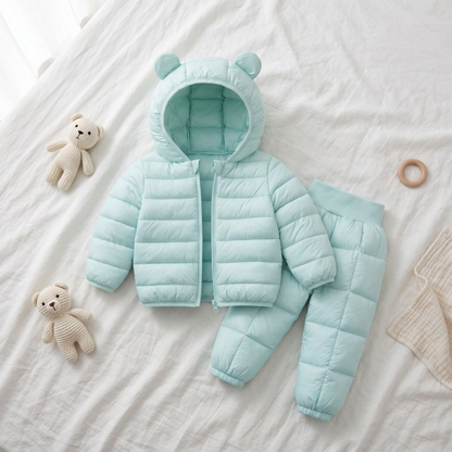 Lilo Hooded Jacket and Pants Set - Mint