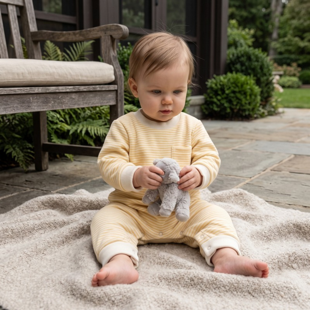 Lilo Fleece Stripe Set - Yellow