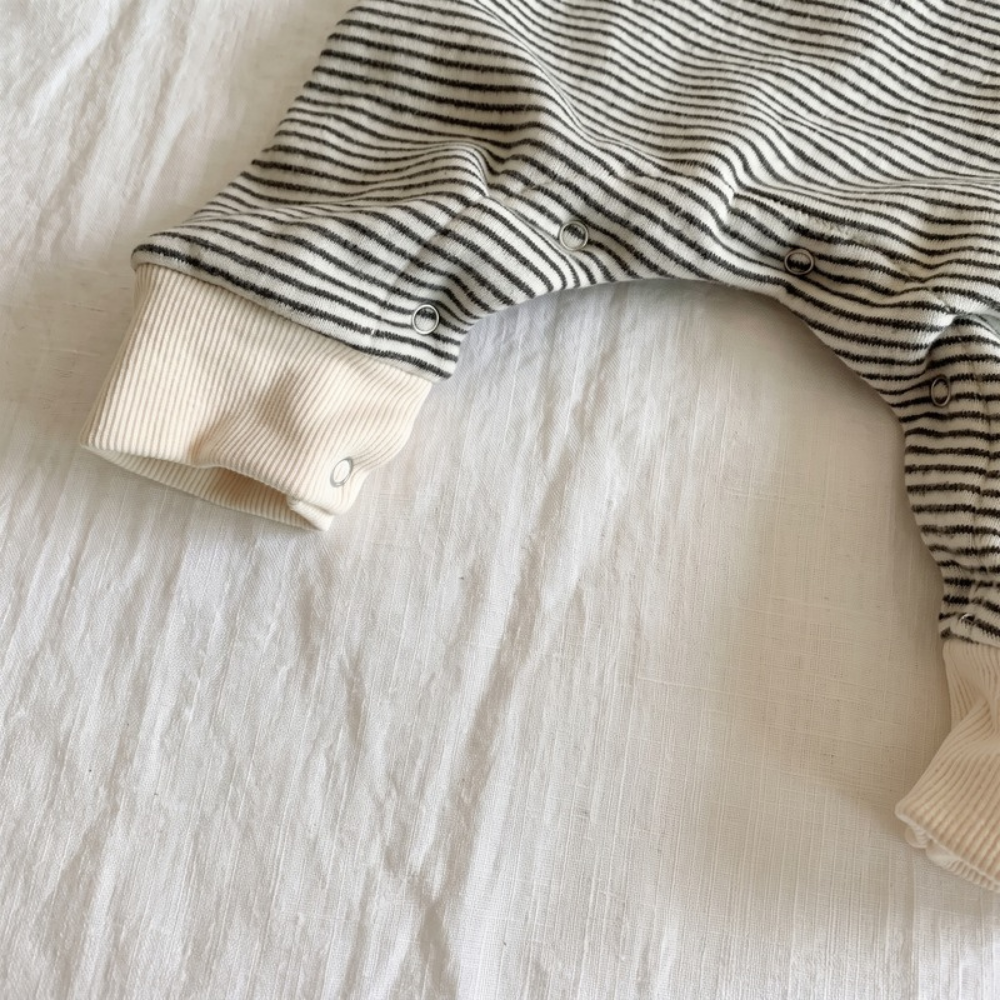Lilo Fleece Stripe Set - Black