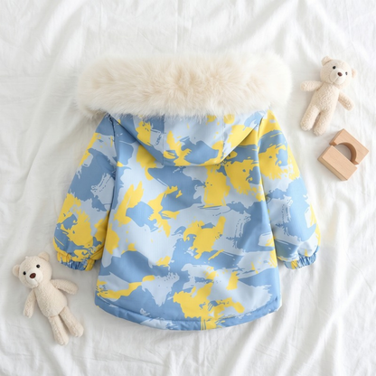 Lilo Boy Waterproof Hooded Snowsuit Set - Light Blue
