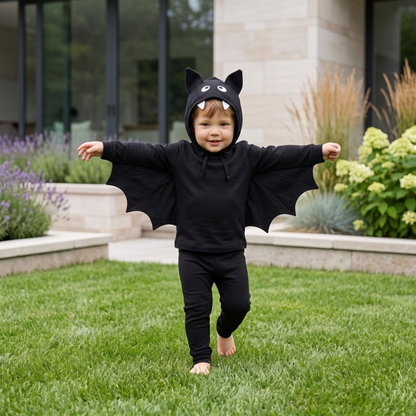 Lilo Bat Print Three Piece Set with Hat