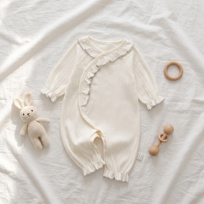 Lilo Seamless Cotton Romper - Puff White