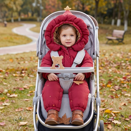 Lilo Quilted Cotton Baby Snowsuit