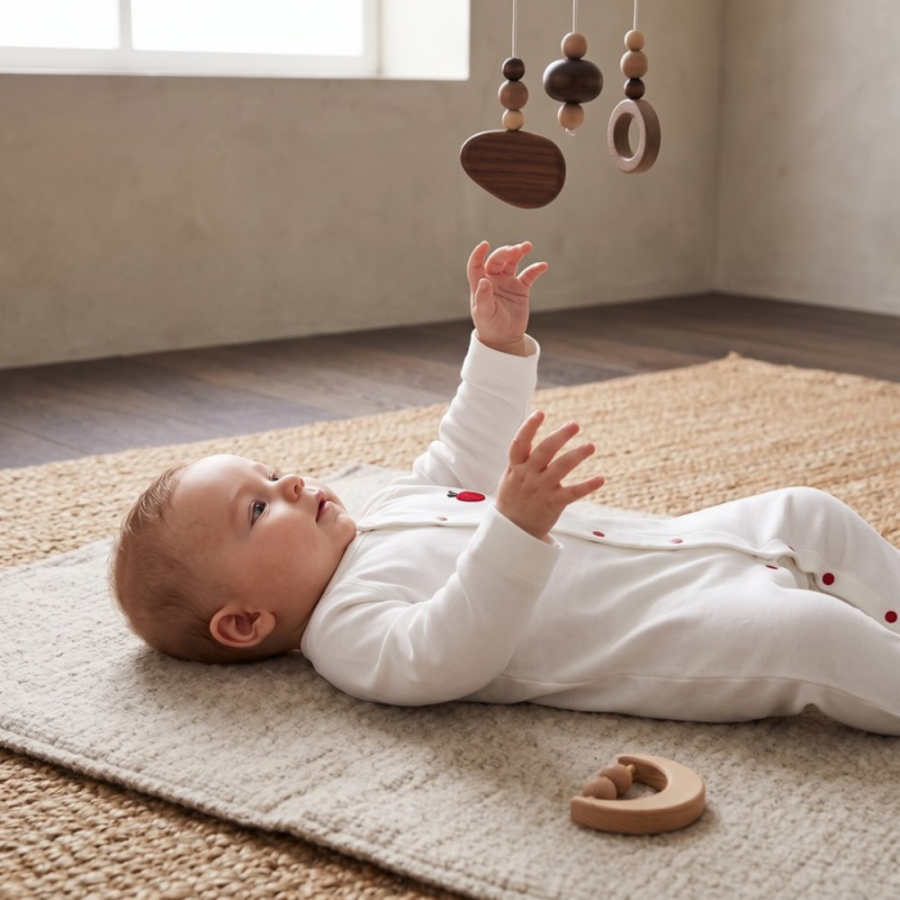 Lilo Pure Cotton Baby Romper - White