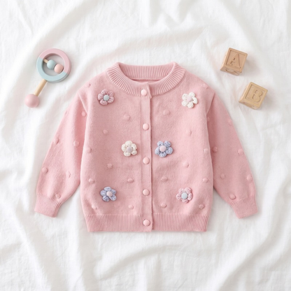 Lilo Lace Knit Cardigan - Cream