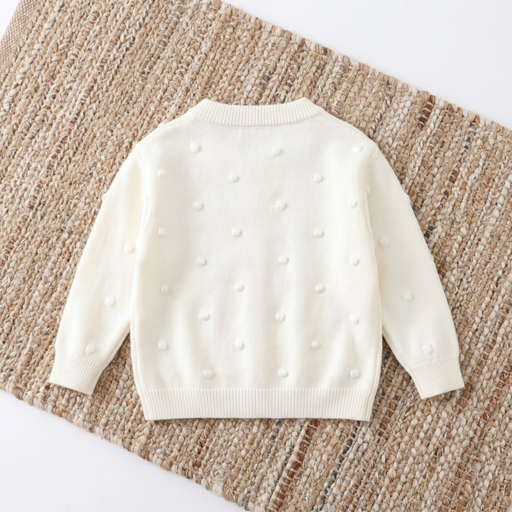 Lilo Lace Knit Cardigan - Cream