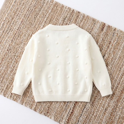 Lilo Lace Knit Cardigan - Cream