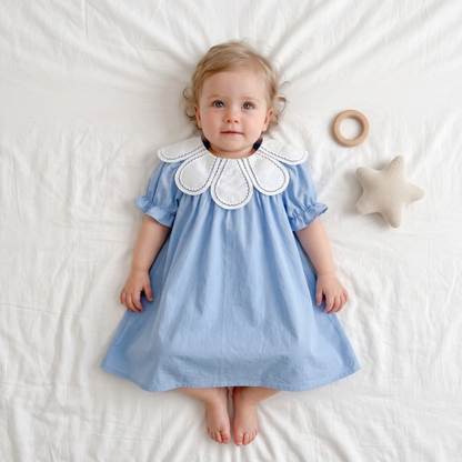 Lilo Wrap Princess Dress - Blue