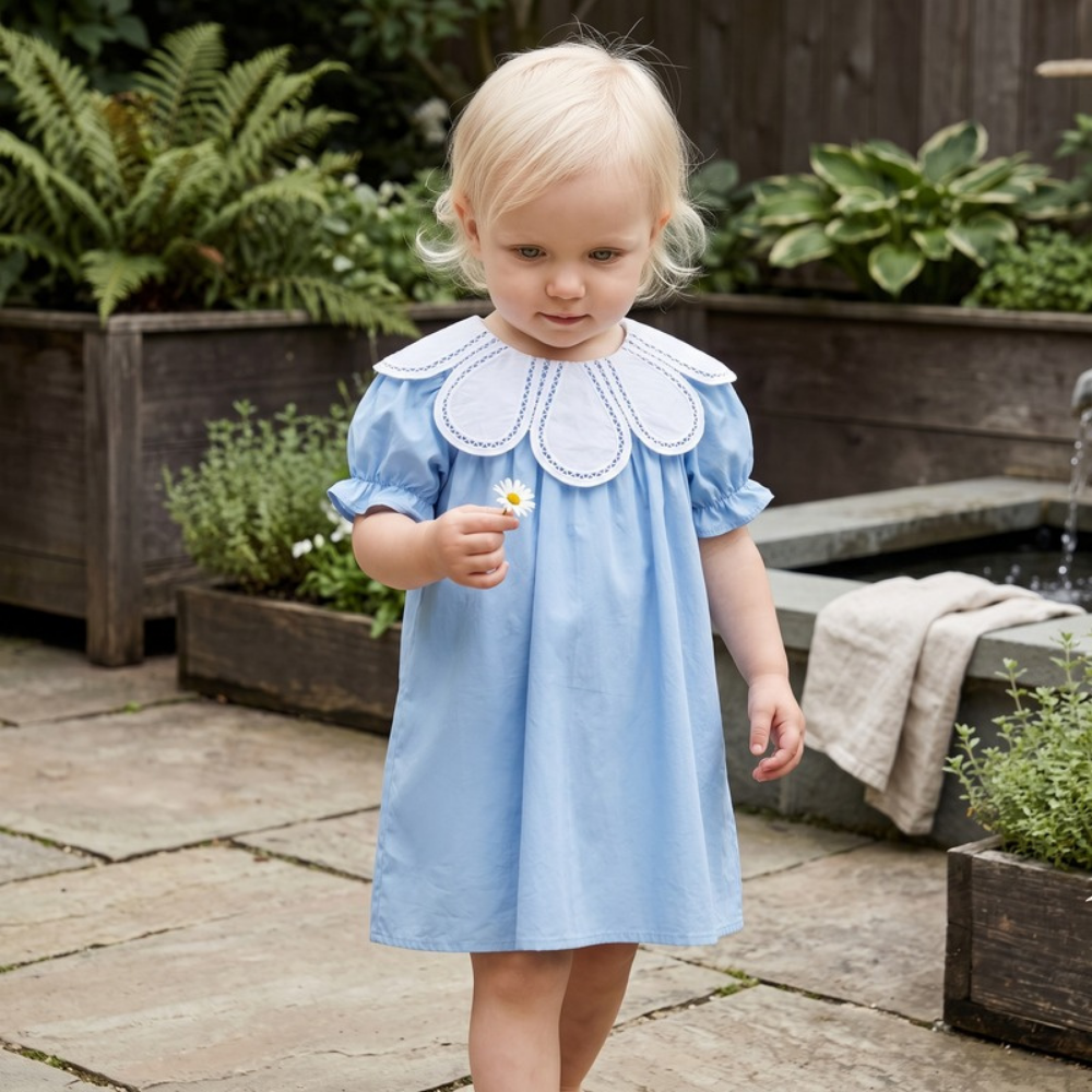 Lilo Wrap Princess Dress - Blue