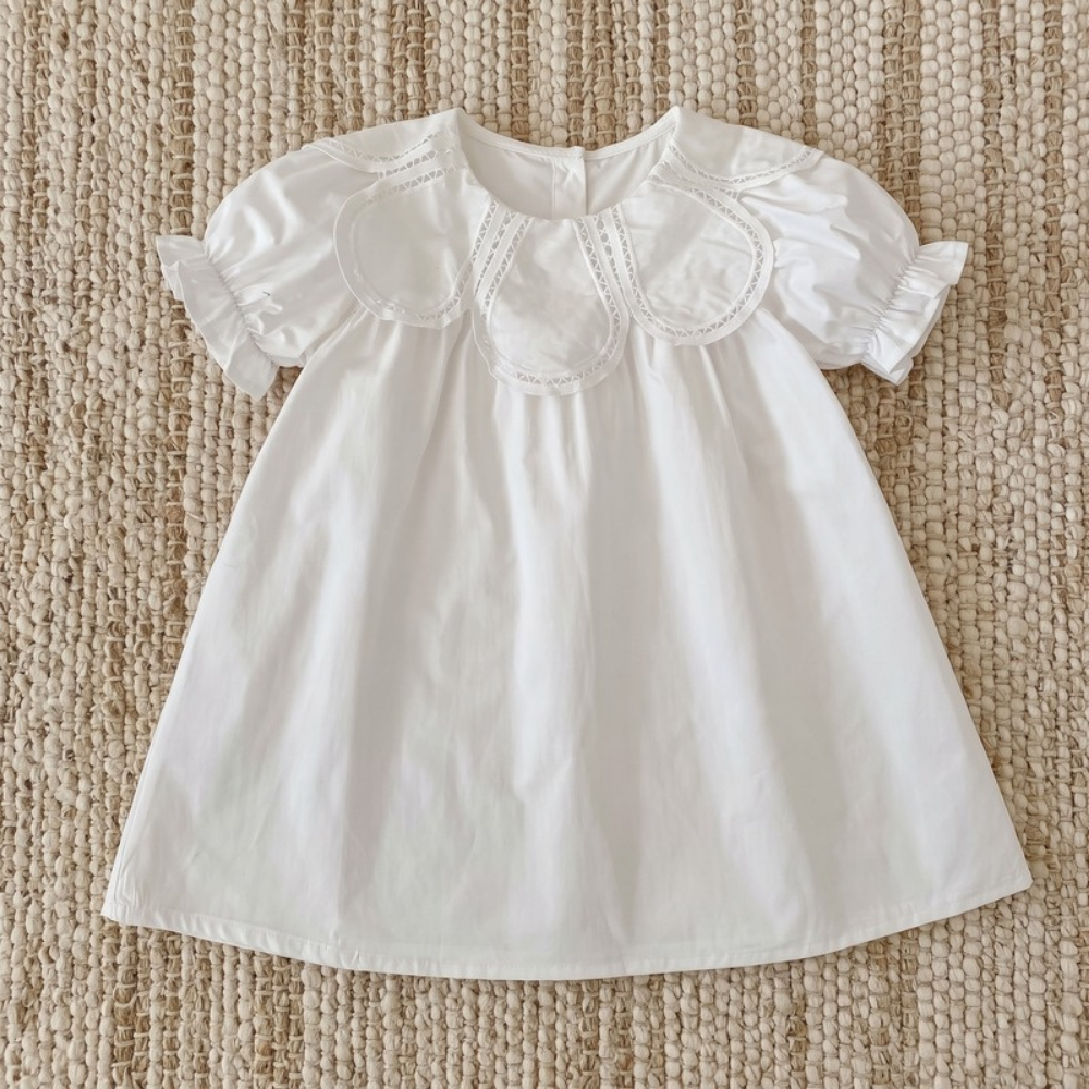 Lilo Wrap Princess Dress - White