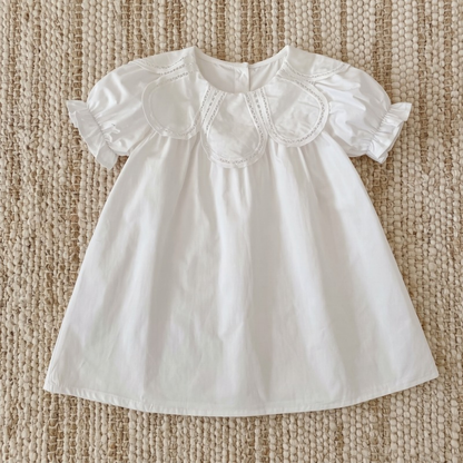 Lilo Wrap Princess Dress - White