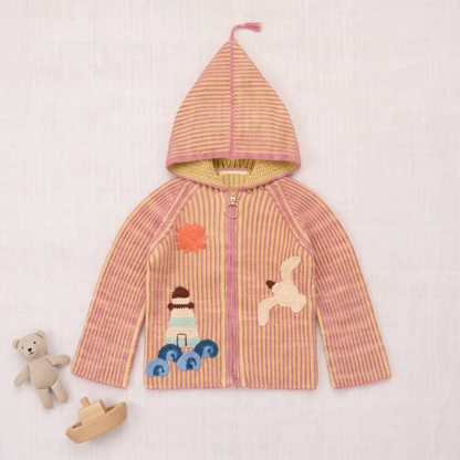 Lilo Ocean Kids Knit Cardigan - Pink