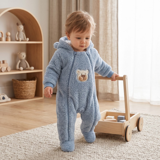 Lilo Thickened Cotton Baby Wrap Jumpsuit
