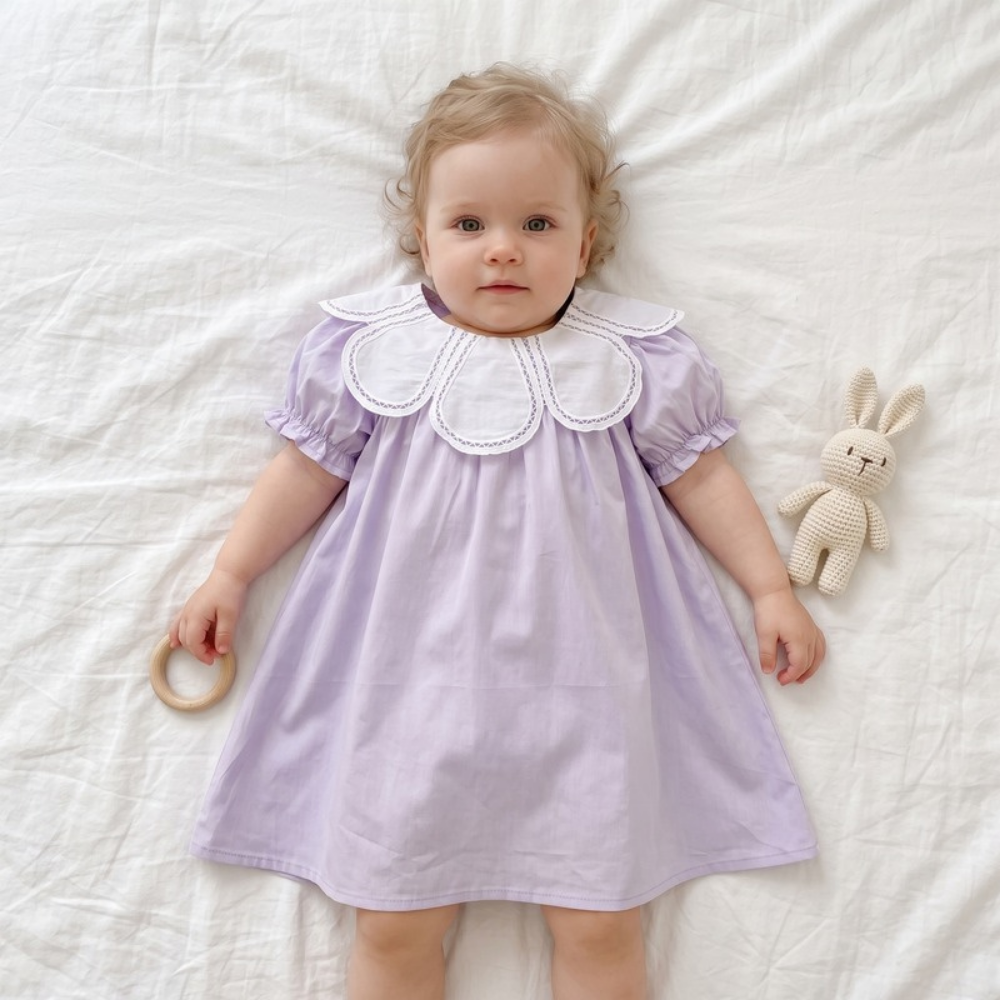 Lilo Wrap Princess Dress - Purple