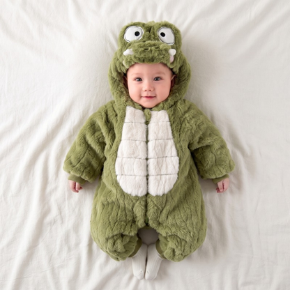 Lilo Baby Dinosaur Fleece Romper