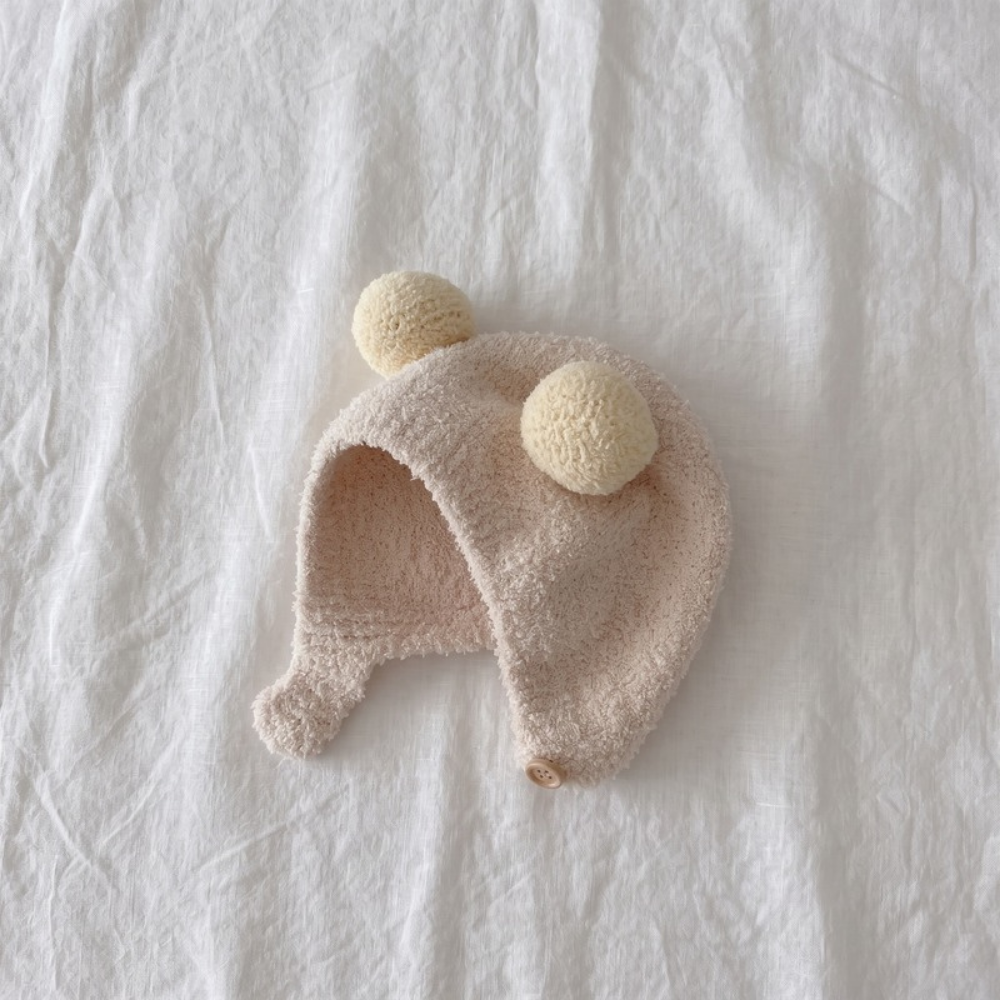 Lilo Pom Pom Beanie - Beige