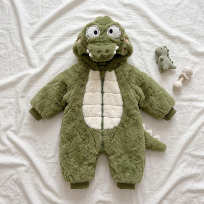 Lilo Baby Dinosaur Fleece Romper