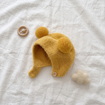 Lilo Pom Pom Beanie - Yellow