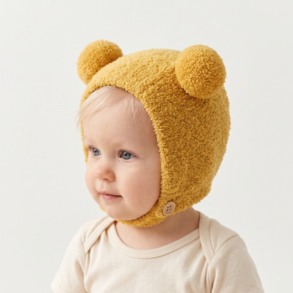 Lilo Pom Pom Beanie - Yellow