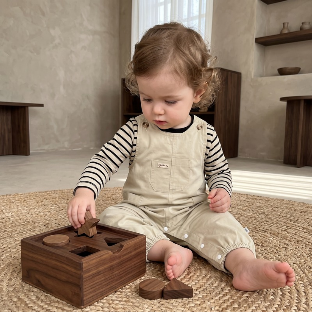Lilo Baby Dungaree Two Piece Set - Stripe