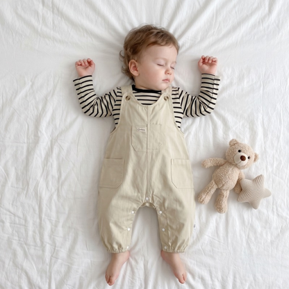 Lilo Baby Dungaree Two Piece Set - Stripe