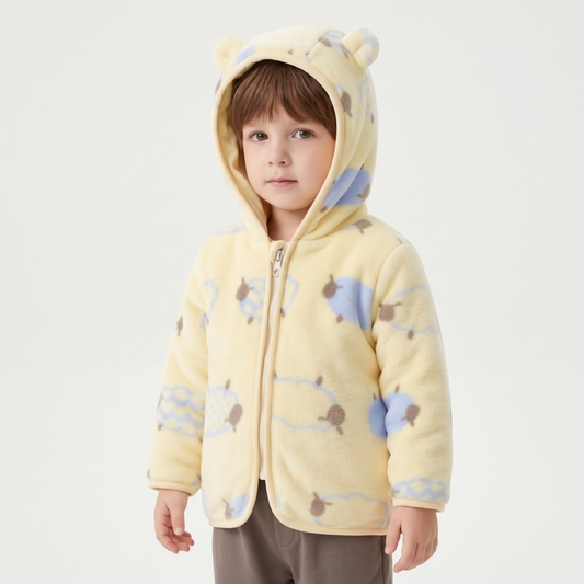 Lilo Lamb Baby Coat - Yellow Lamb
