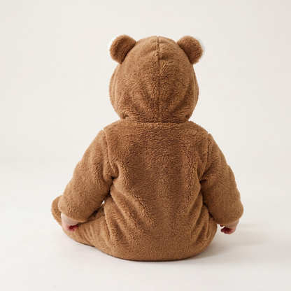 Lilo Teddy Bear Plush Romper - Brown